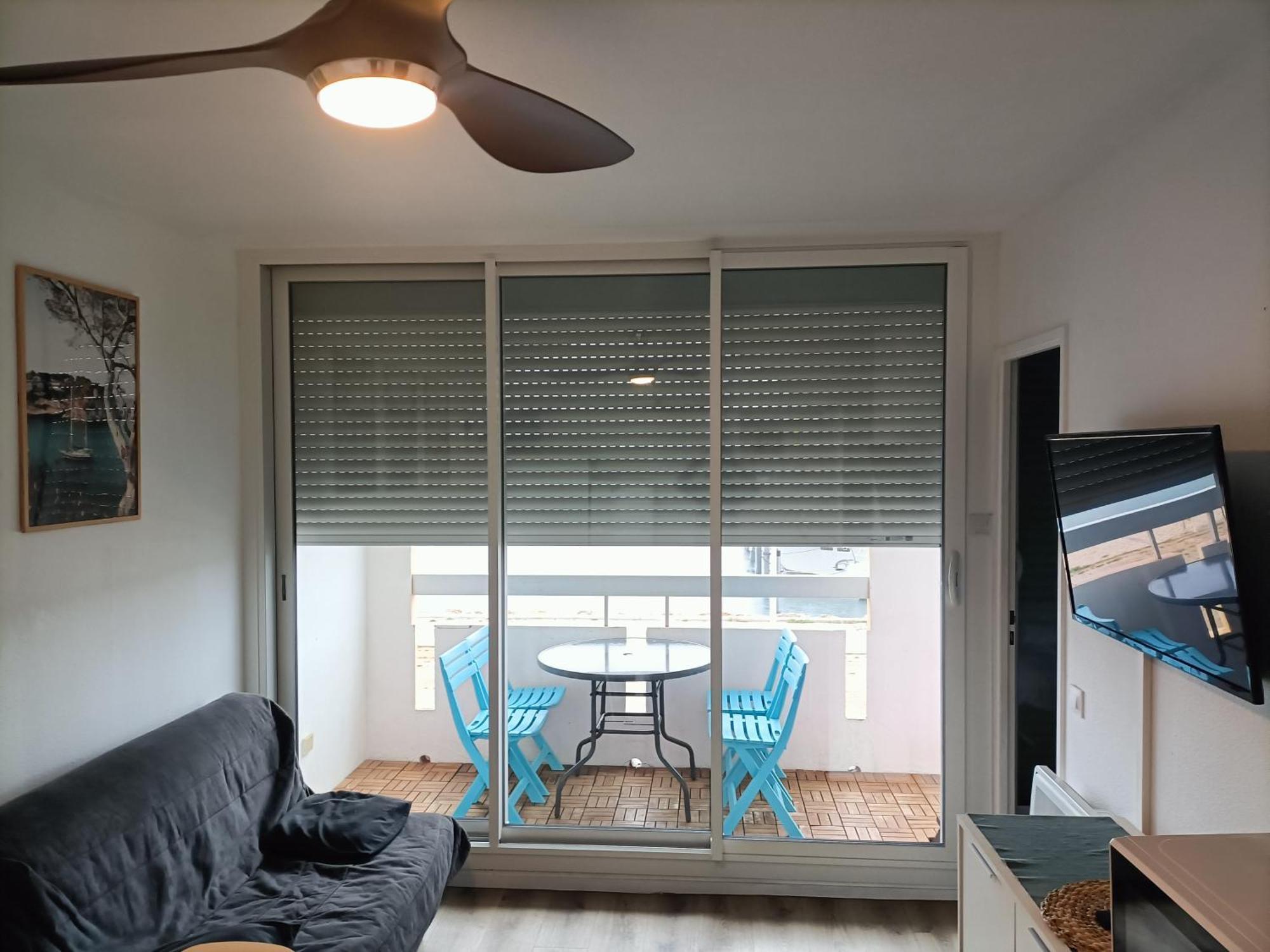 T2 Cabine Avec Tres Belle Vue Sur Le Port De Plaisance Leucate Exterior foto